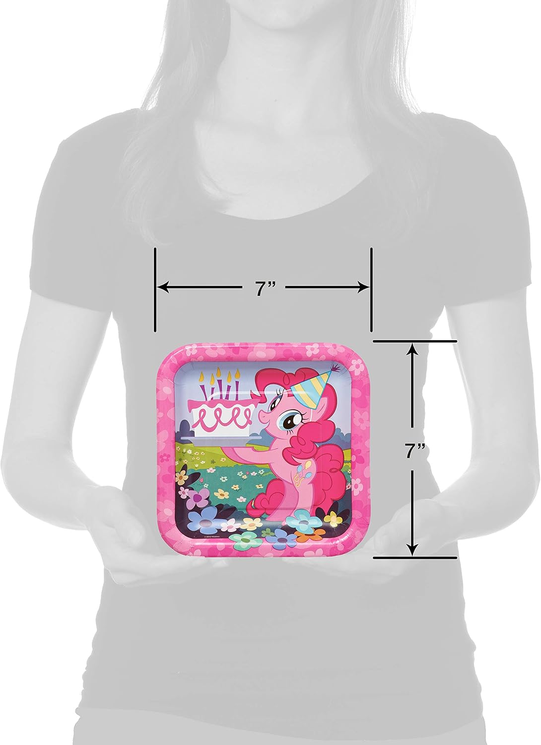 American Greetings My Little Pony Party Supplies, Paper Dessert Plates (40-Count)