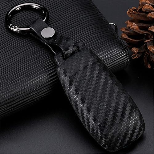 Miniatura 3 de Funda de goma de silicona suave con textura de fibra de carbono para Mercedes-Benz 2019-2022 Clase C Clase G Clase 2017-2022 Clase E Clase E