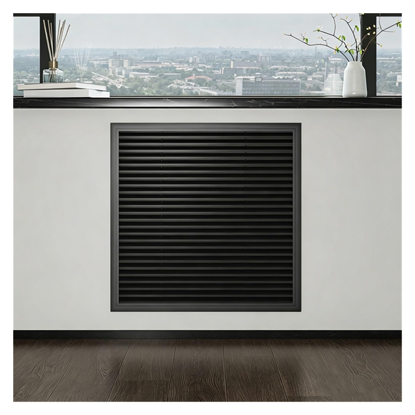 Cubierta de ventilación – Rejilla de HVAC para gabinete, pared, techo y ático, cubierta de ventilación de suelo, decoración del hogar, 22 x 28 pulgadas