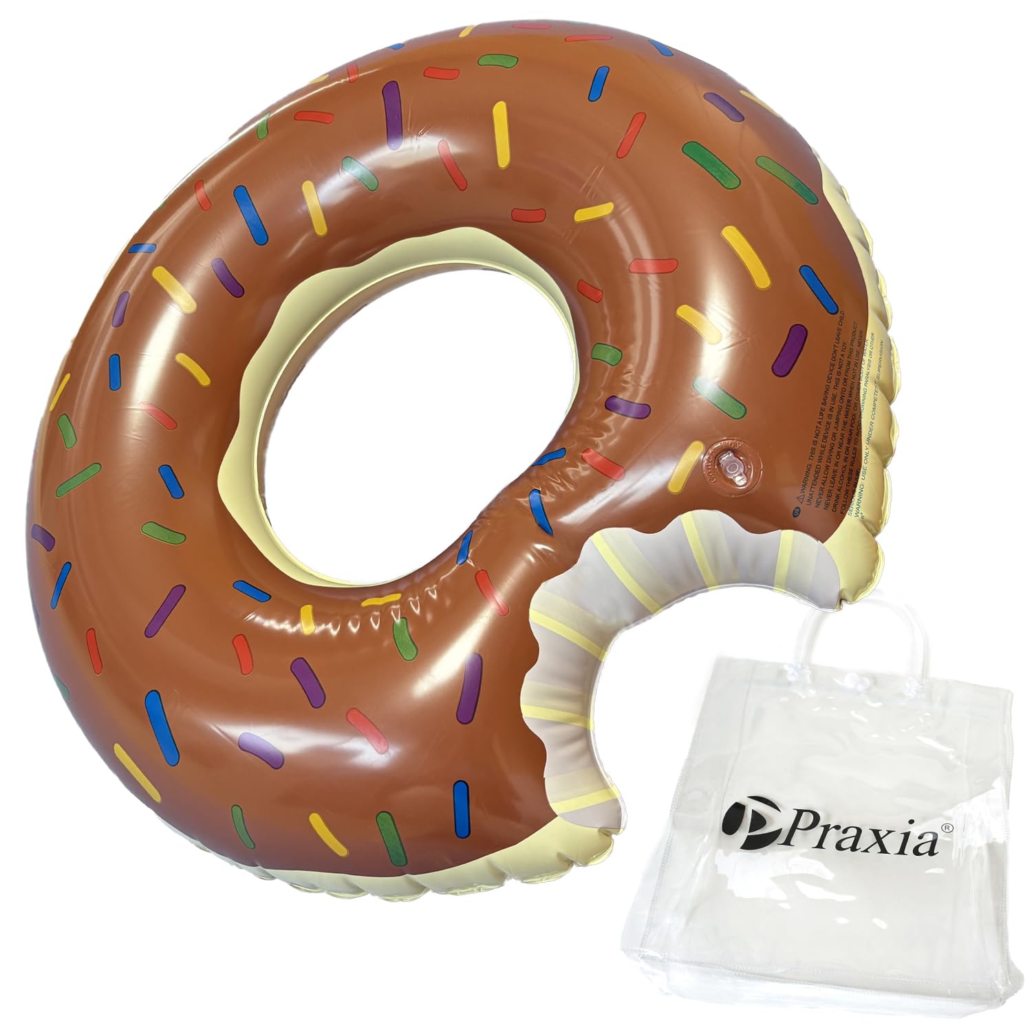 Amazon.co.jp: Praxia 浮き輪 うきわ 子供用 ドーナツ かじられ