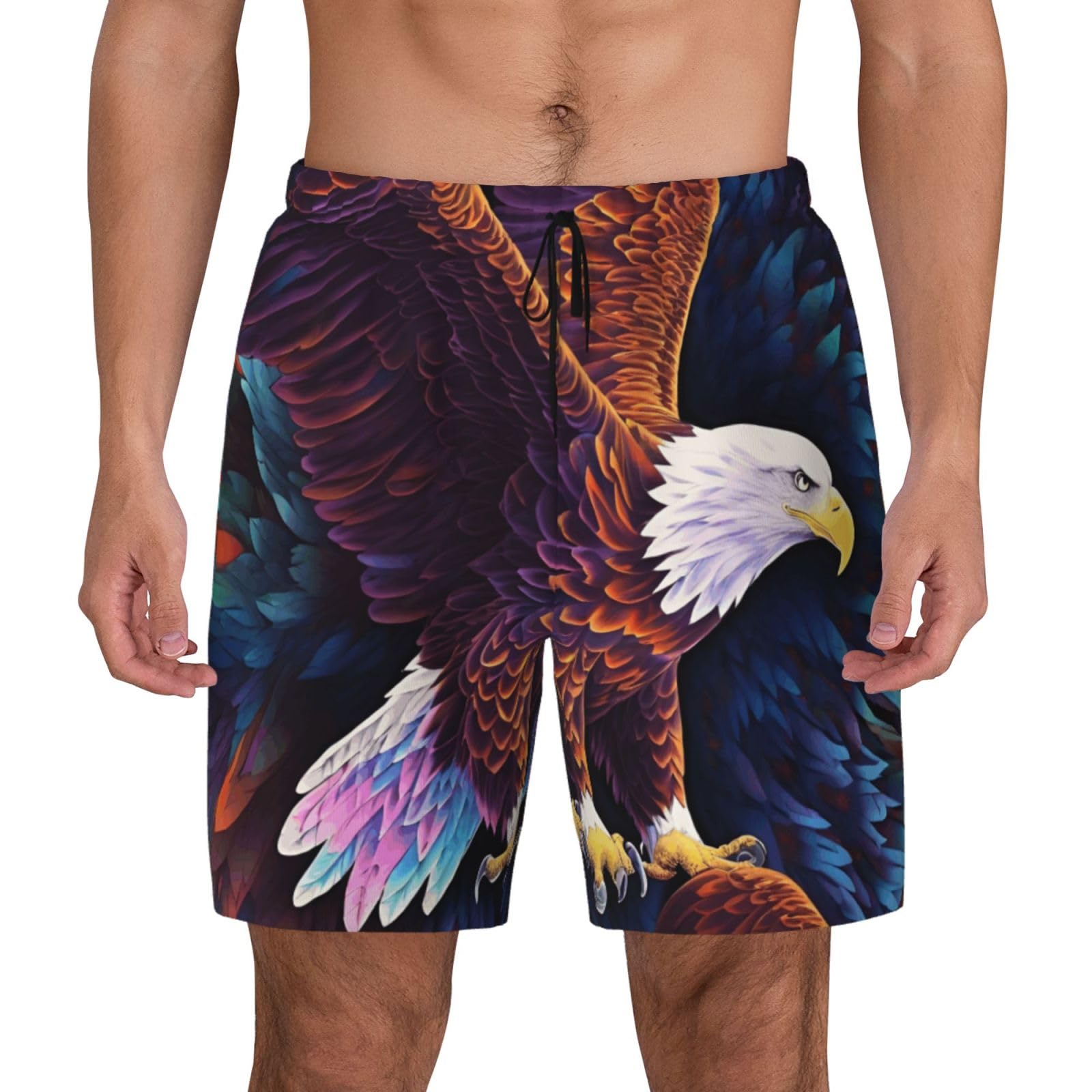 Evita rozaduras con los pantalones cortos de natación transpirables Flying Eagle de playa 8