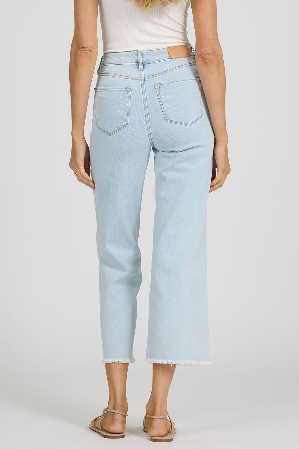 DEAR JOHN Holly Women’s Straight Leg Jeans High Rise Cropped