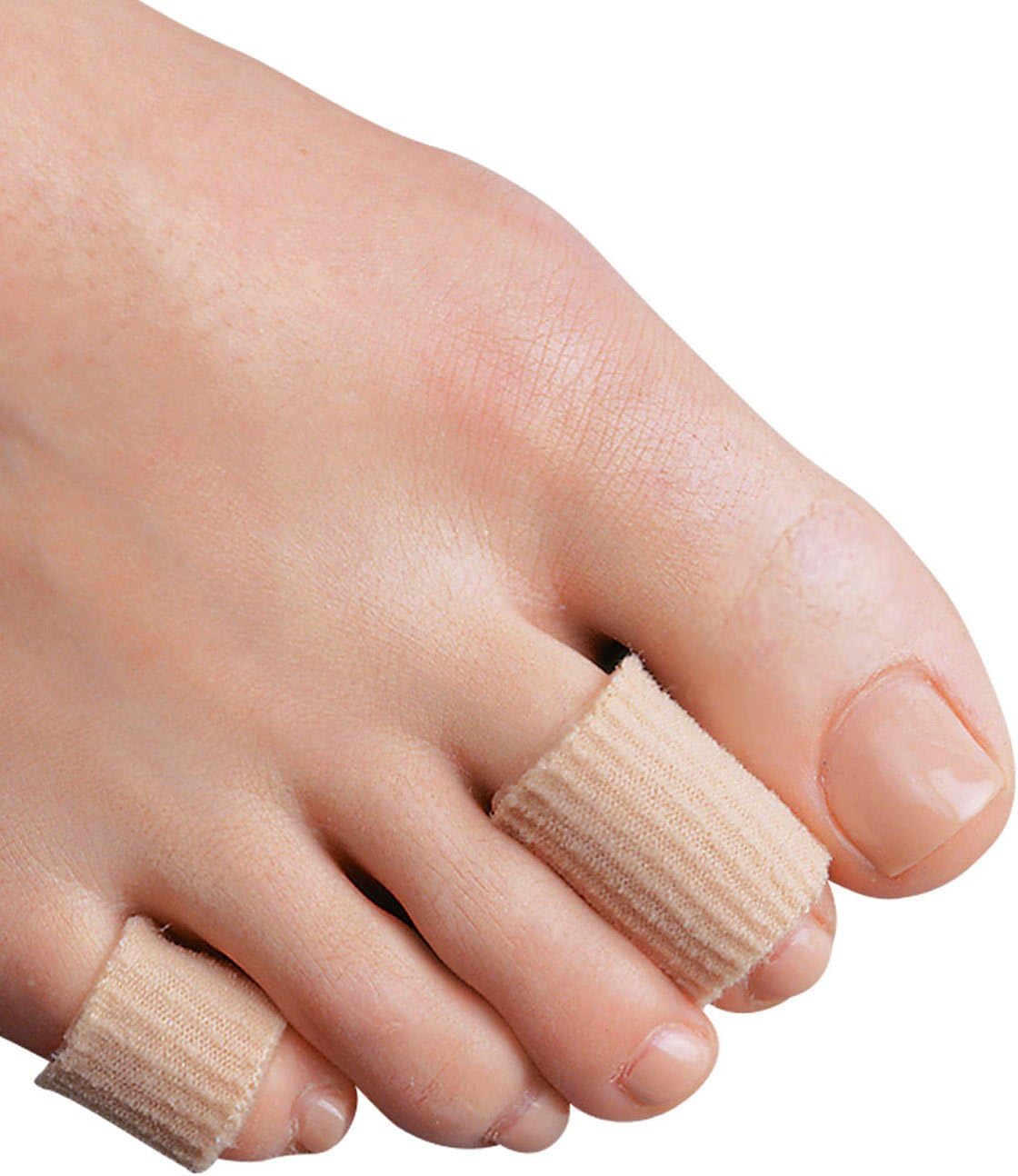 Digi-Cushions, Gel Tube with Elastic Fabric, 2 Toe Sleeves Each 3/4" x 6" from Atlas Biomechanics