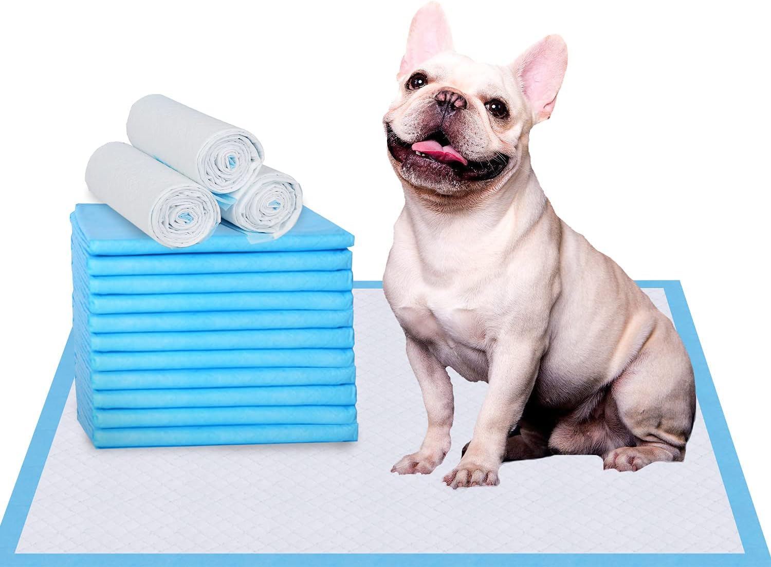 MantraRaj Puppy Pads Pack Of 50 Super Absorbent Puppy Training Pads Anti Slip Dog Toilet Training Pads No Leaking Quick Dry Dog Pads - Image 2