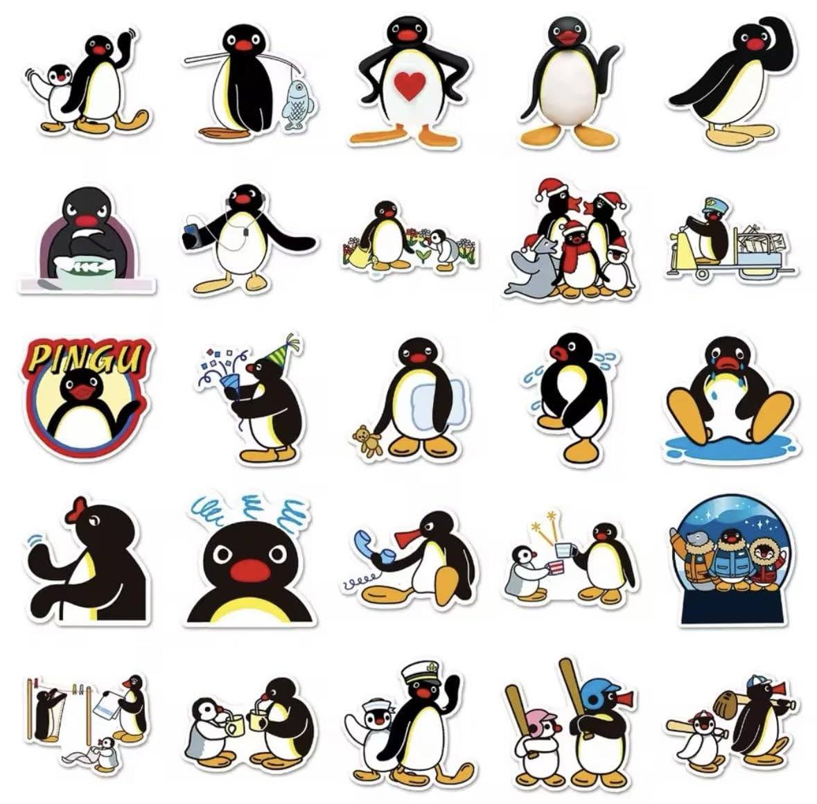 Cute Penguin Family- Die Cut Vinyl Window Decal/sticker For Car , Truck, Laptop 3.5