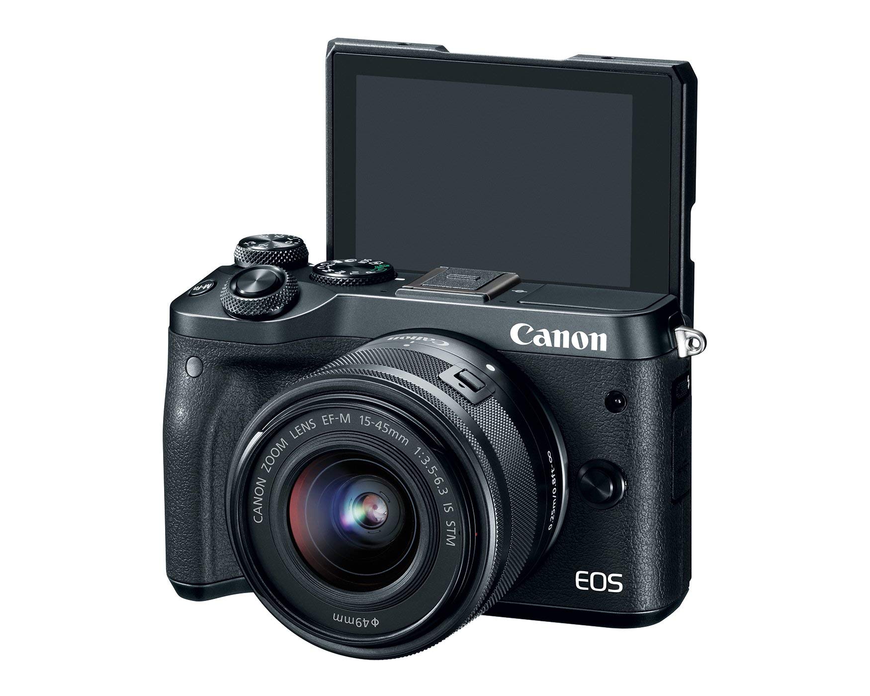 キヤノン EOS M6 w EF-M15-45mm #C345 Near Mint] Canon EOS M6 Mirrorless Camera w EF-M15-45mm From