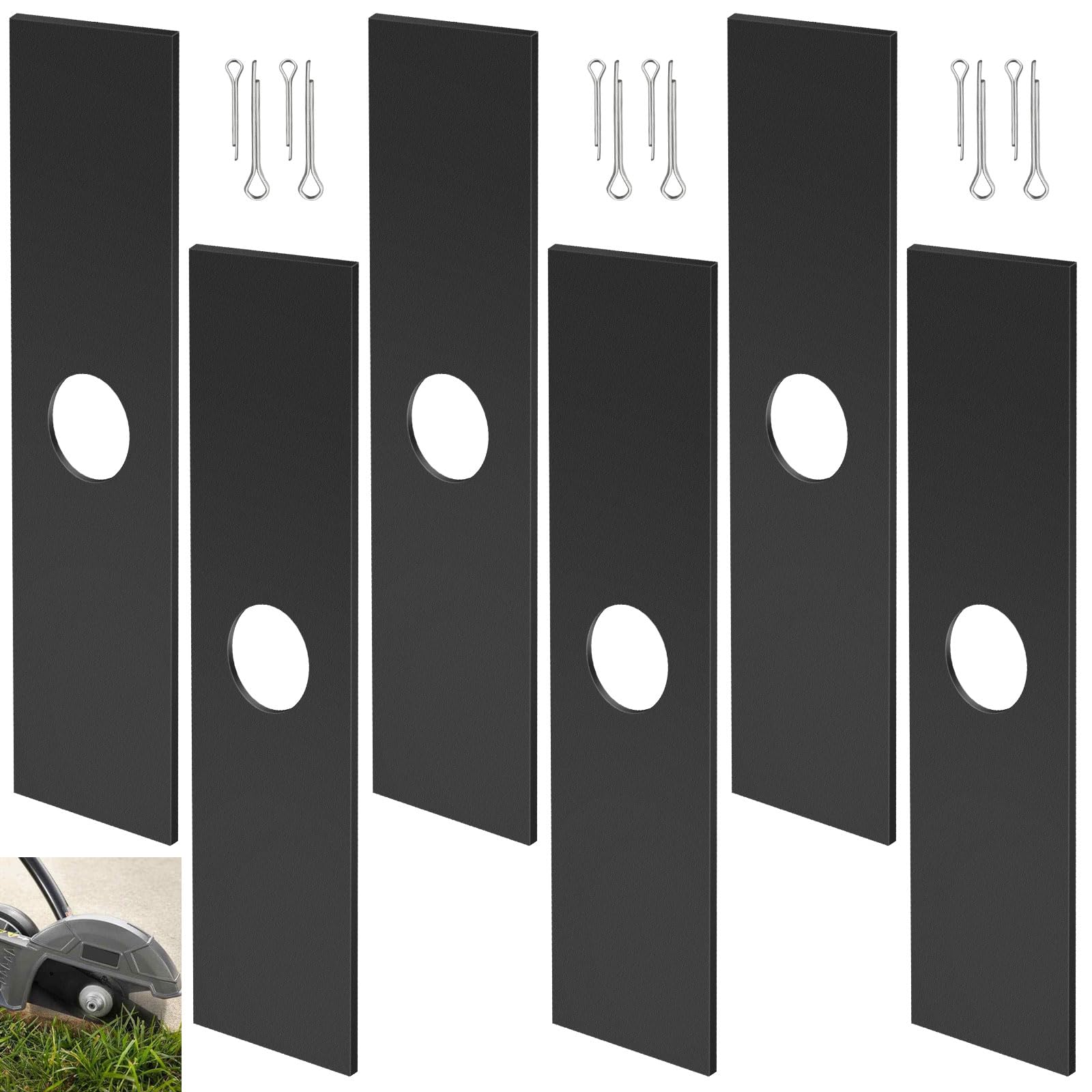 AMTHKNO 6 Pack Edger Blades
