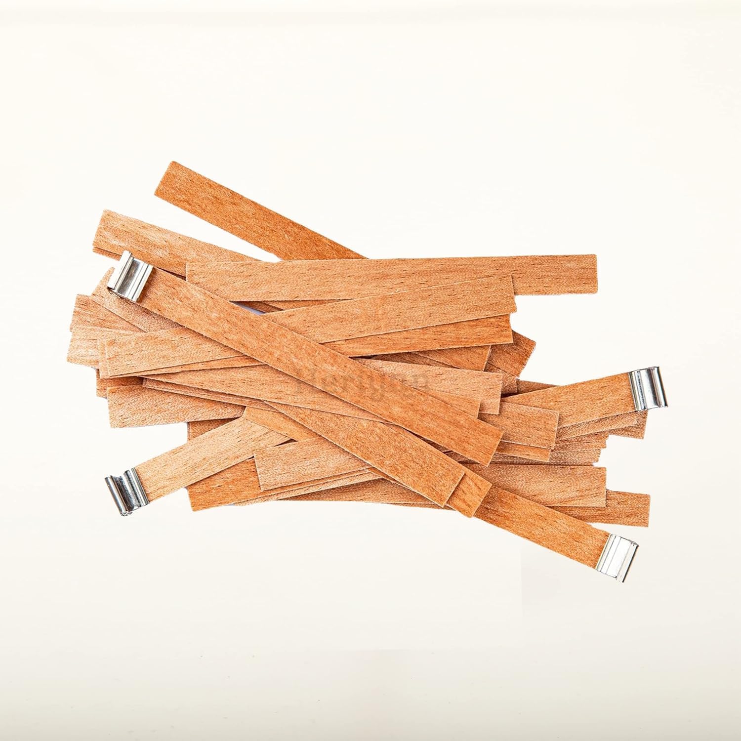 Wooden Wick 20 Piece for Candle Making | Wicks with Metal Base | Clean Burn | Great for Soy & Beeswax Candle Making! (8mm x 90mm x 1mm) (20 Piece)-image-37