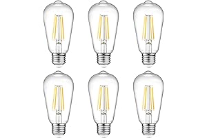 Ascher Vintage LED Edison Bulbs: Illuminate with Timeless Charm