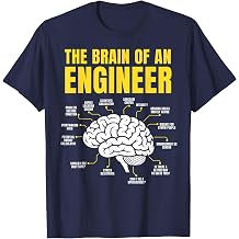 Funny Engineer's Brain Engineering T-Shirt