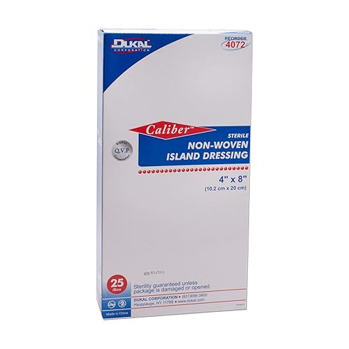 Miniatura 4 de DUKAL Apósito para isla no tejido Caliber 4072, 4 "x 8", estéril
