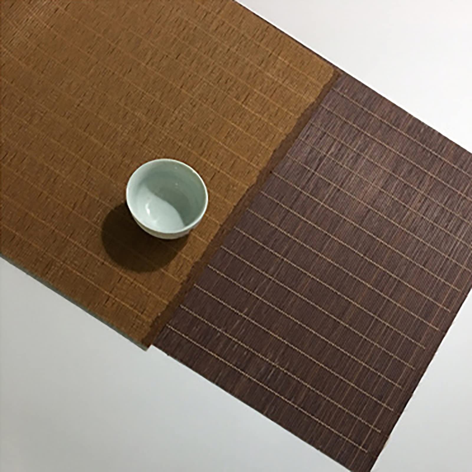 DOGOU Tischlufer Braun Bambus Tischset, Hitzebestndige und Schneidbare  Teematten, Tischlufer Im Landhausstil fr Teehaus/Couchtisch, Breite 30cm  40cm (Size : 30x40cm/11.8x15.7in) : Amazon.de: Kche, Haushalt & Wohnen