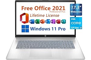 17.3" Business Laptop with Microsoft Office Installed