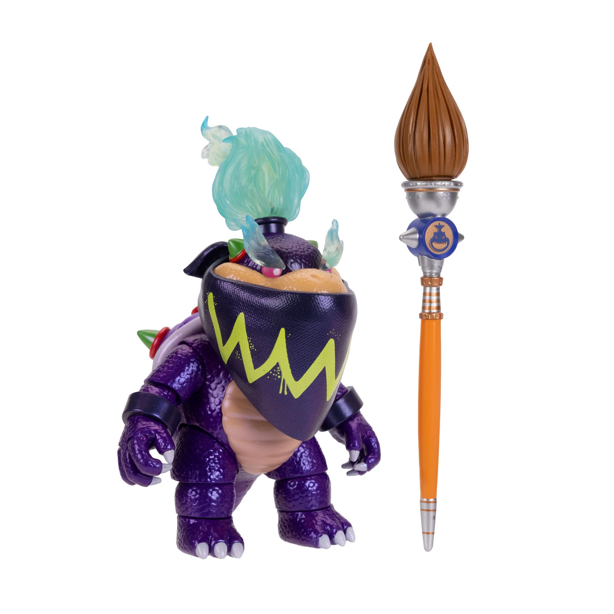 Jakks Pacific Super Mario Galaxy Movie Bowser Jr. 12,7 cm figurka | Jakks Pacific Figurka Super Mario Galaxy Movie Bowser Jr. 5"/12,7 cm, oficjalna licencja, dla dzieci w wieku od 3 lat