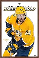 Vista 7 de Trends International NHL Nashville Predators - Póster de pared Roman Josi Feature Series 23, 22.4 pulgadas de largo x 14.7 W, versión premium sin