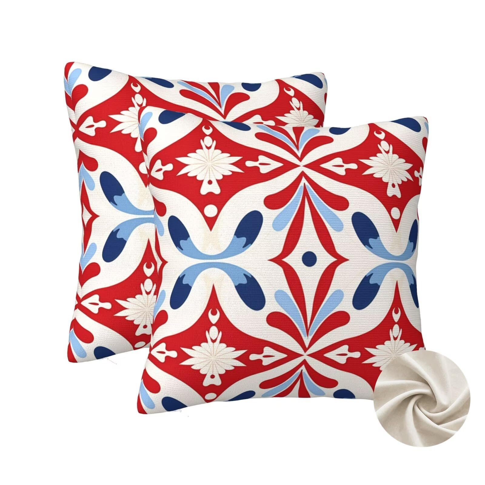 Housses de coussin 60x60 cm lot de 2 pour proteger vos oreillers et embellir le canape
