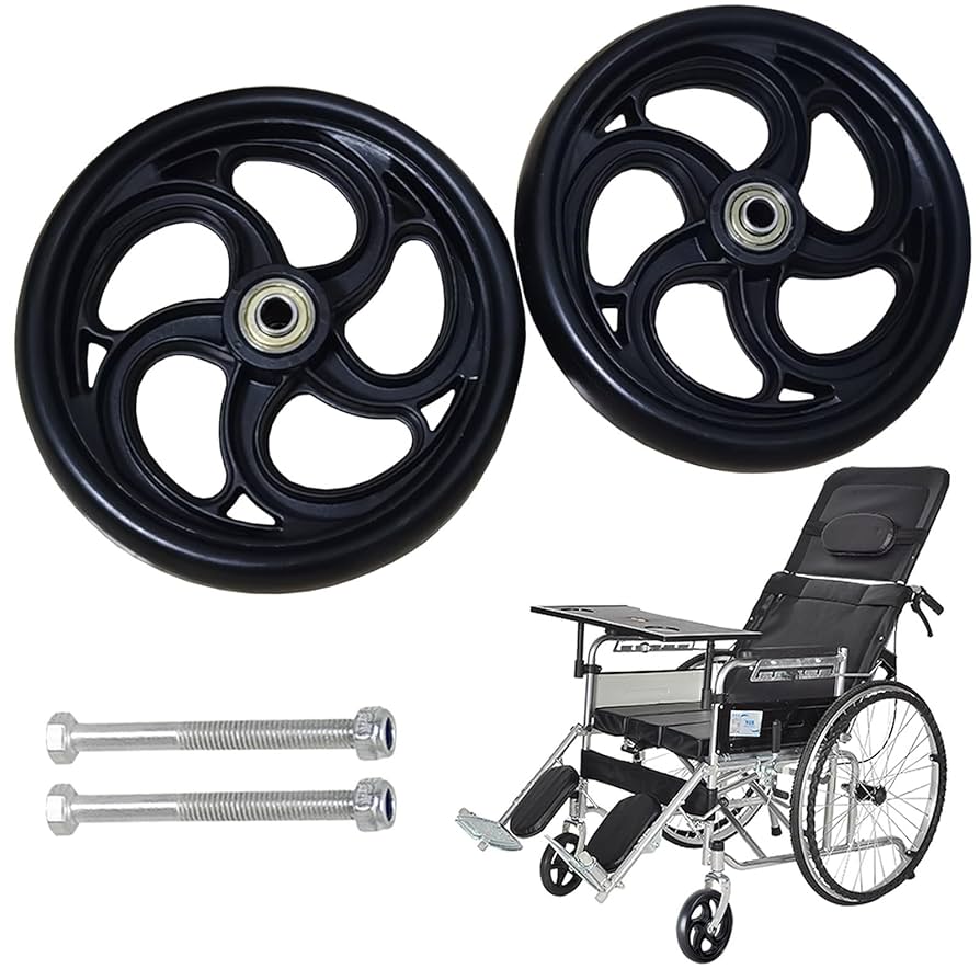 Amazon.co.jp: 車椅子用ソリッドタイヤフロントホイール、手動