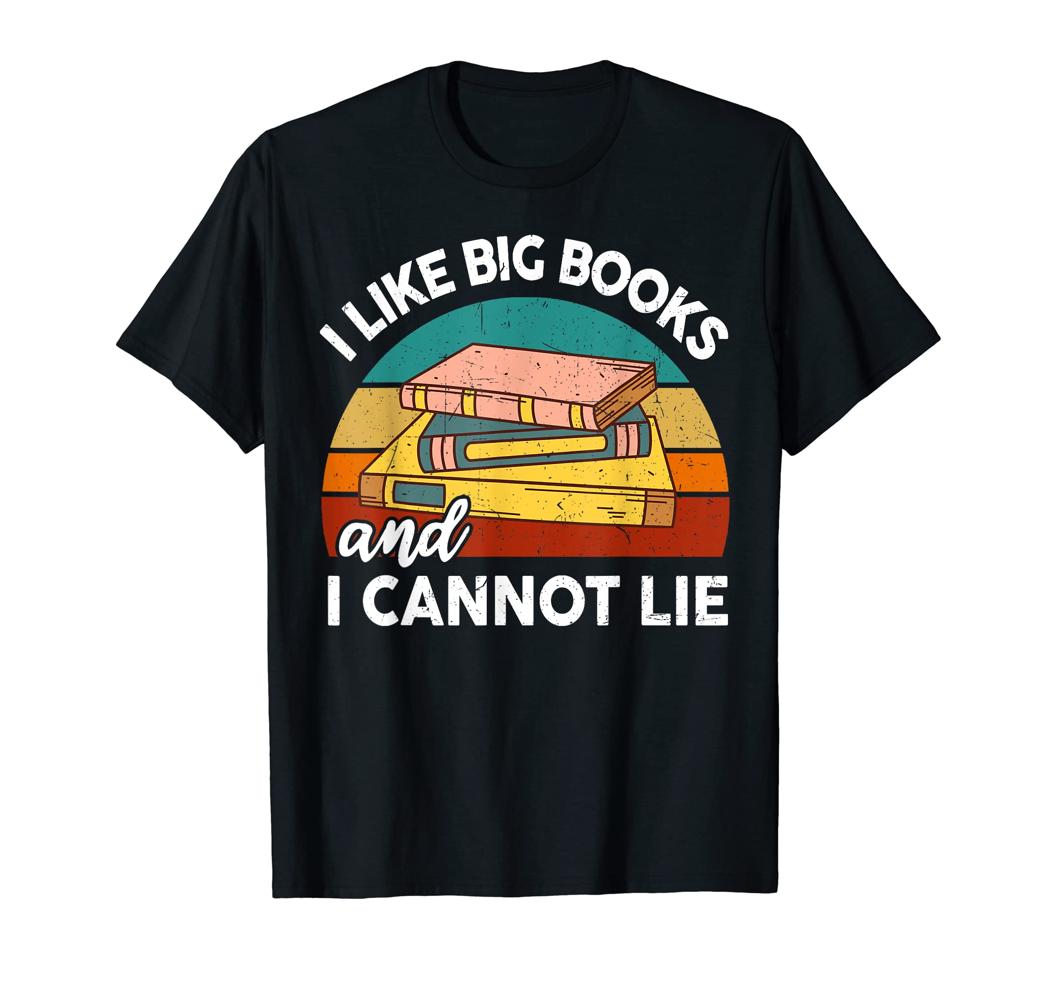 CATFunny I Like Big Books Cannot Lie Librarian Reading Teacher T-ShirtOEKO-TEX STANDARD 100