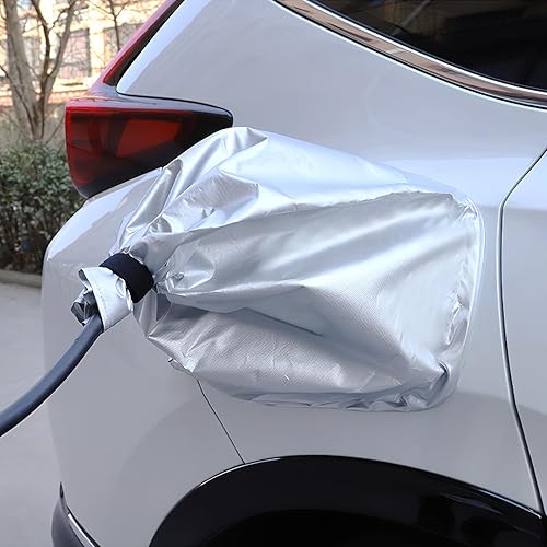 Funda para Puerto de Cargador EV, Tapa para Enchufe de Cargador de Coche Eléctrico, Protección Impermeable al Aire Libre para Invierno, Nieve,