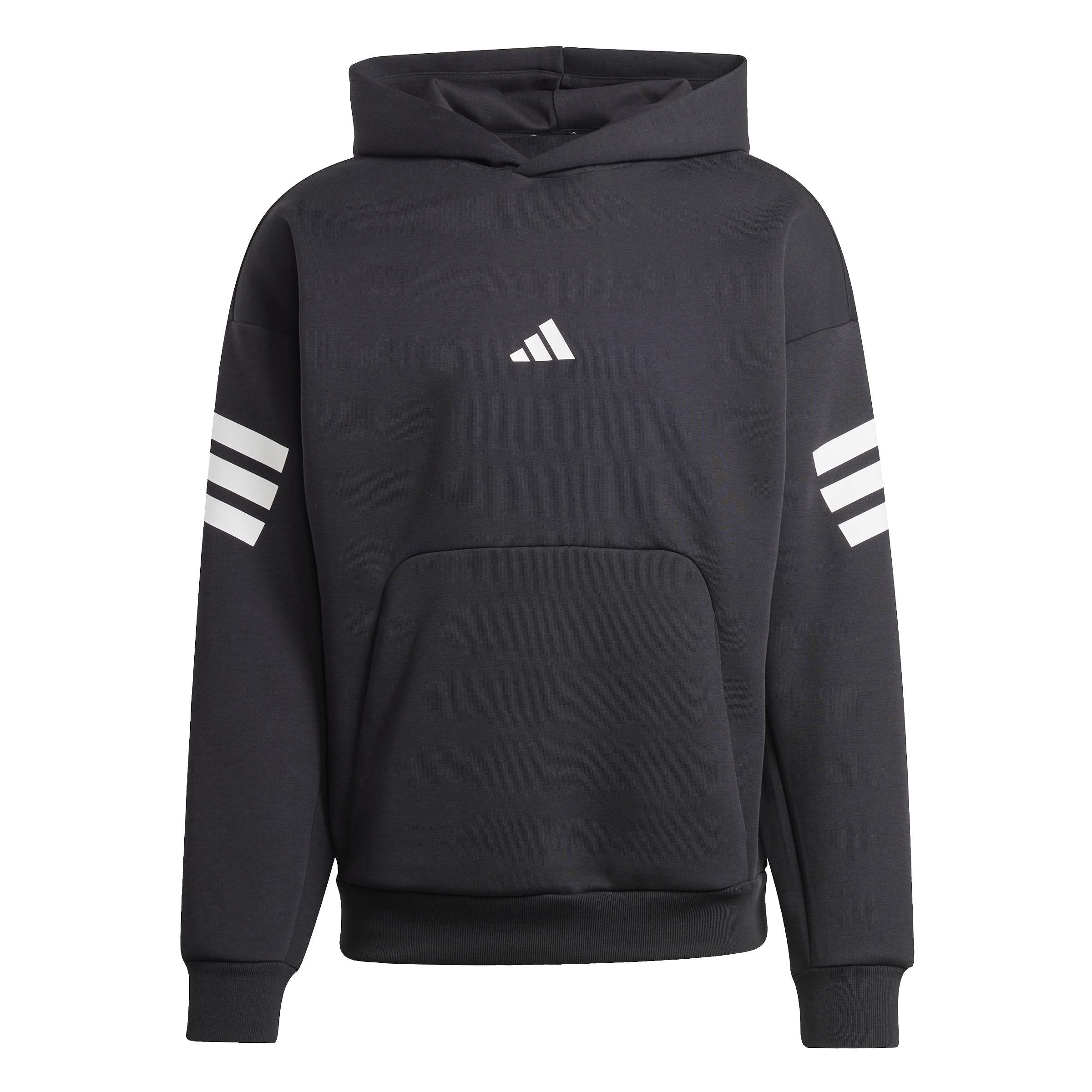 Adidas Men's Noir Hooded Sweatshirt Future Icons