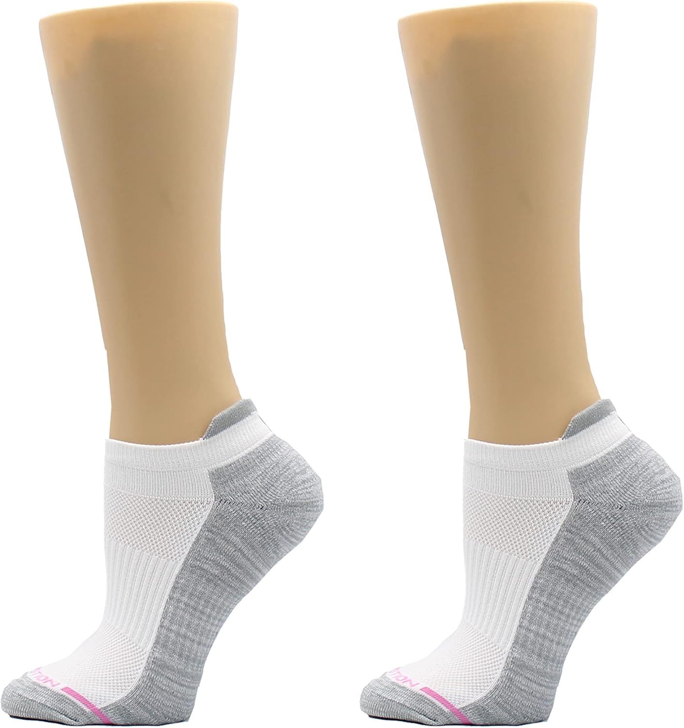 Dr. Motion Womens Low Cut Cushioned Breathable Compression Ankle Socks with Arch Support 6 Pairs - Image 4