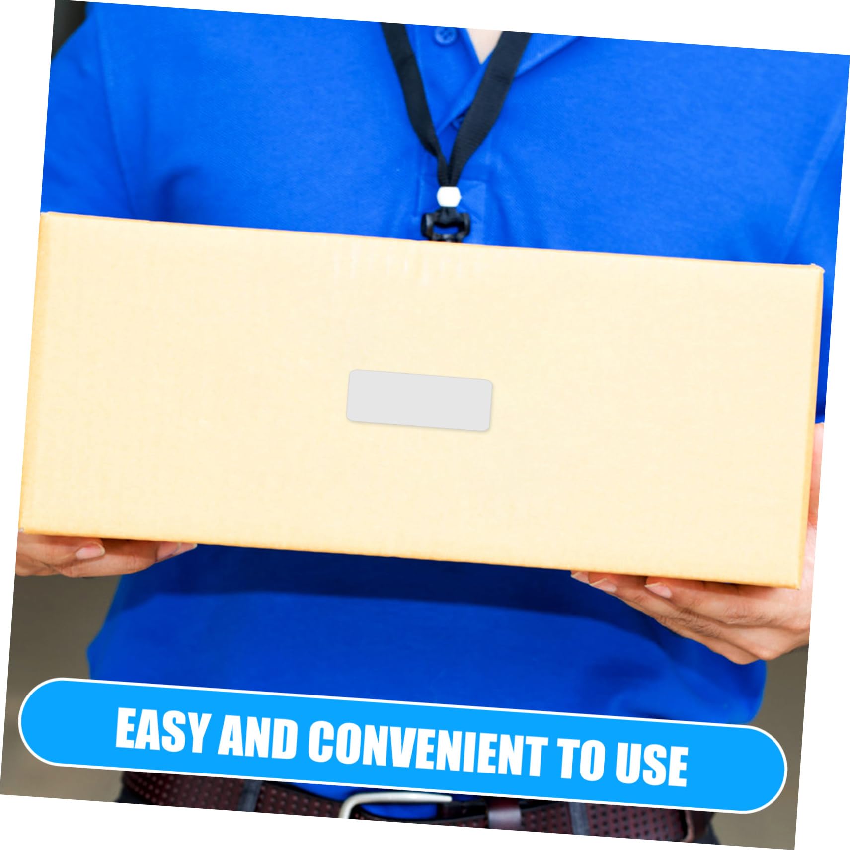 Uonlytech 100pezzi Etichette Bianche Vuote per Indirizzo Stampabile Adesivo per Spedizione Buste e Ufficio Carta per Stampanti