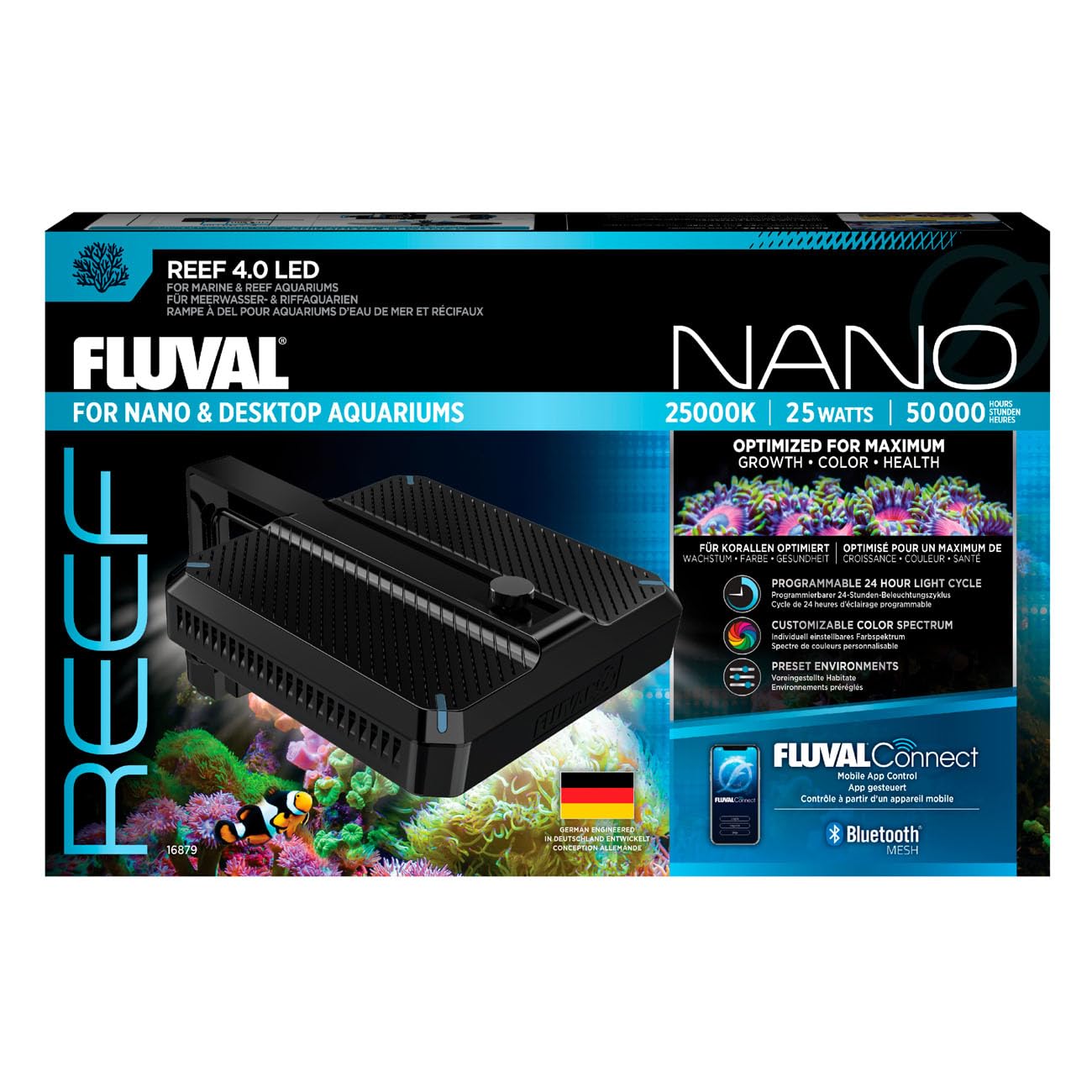 Fluval Nano Reef 4.0 LED, 25W : Amazon.ca: Pet Supplies