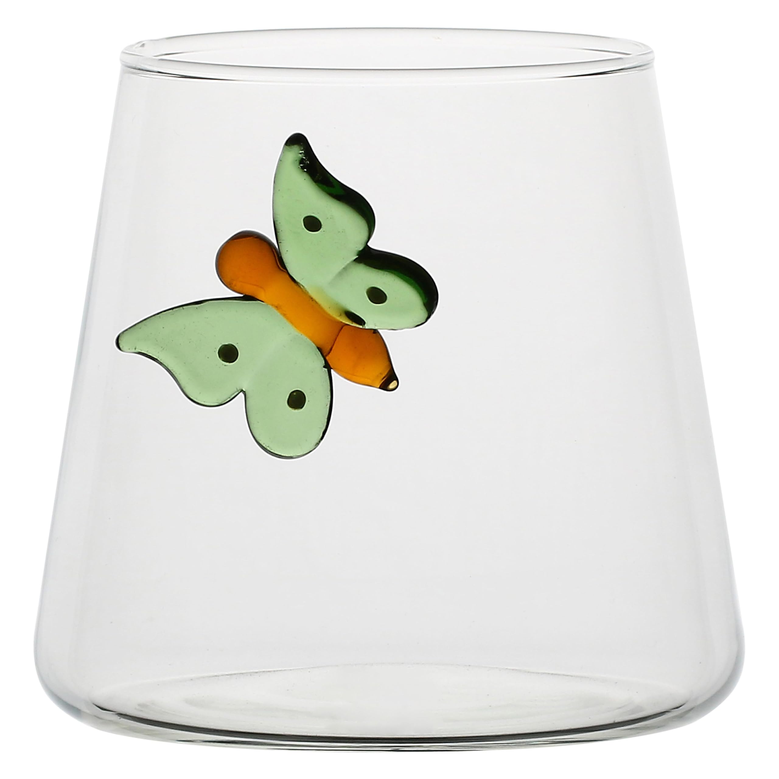 THUN Set 2 Bicchieri Bibita Incanto di Primavera, Borosilicato, 400 ml