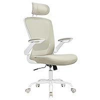 SONGMICS Sedia da Ufficio Girevole, Sedia di Rete da Computer Ergonomica