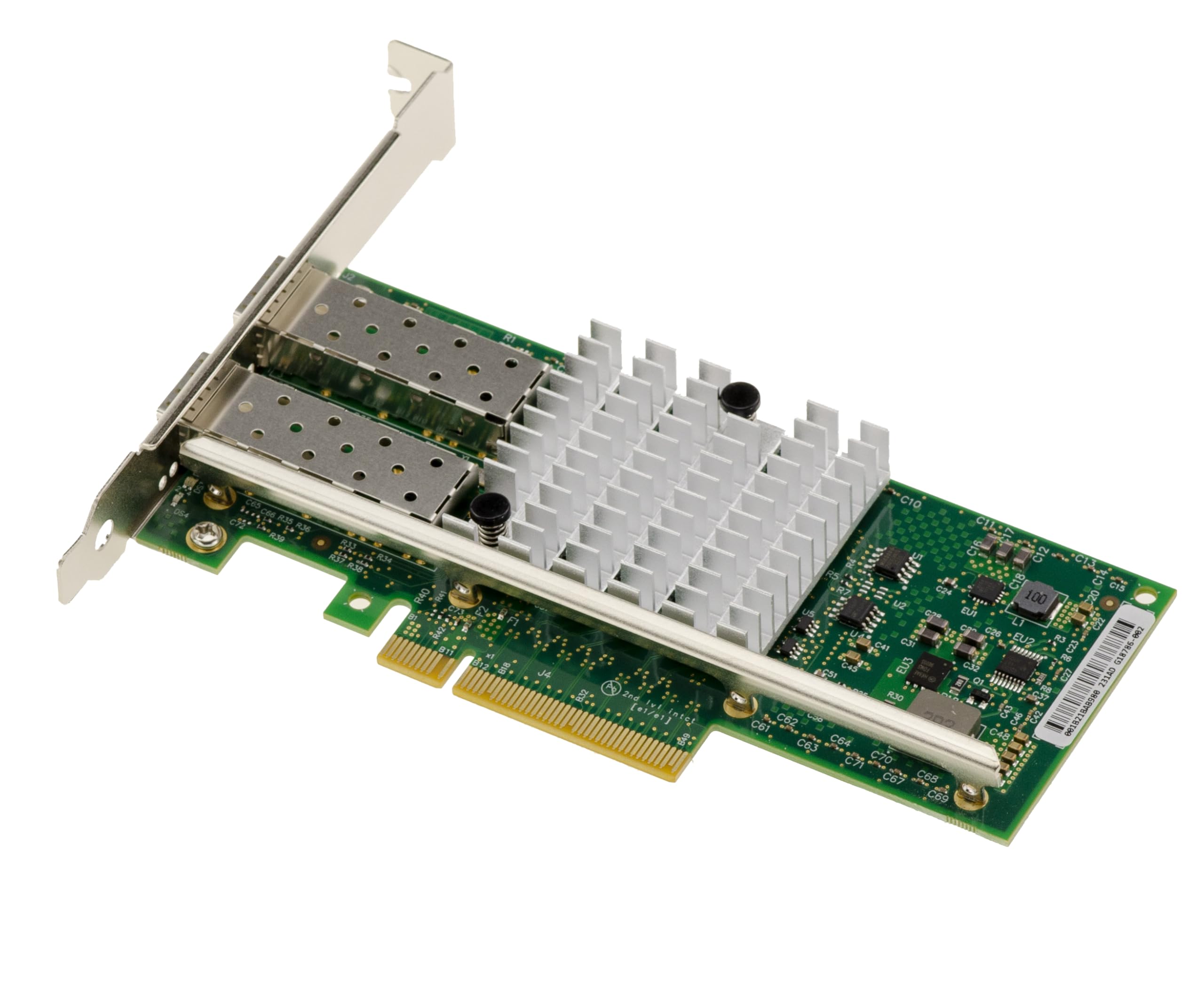 KALEA-INFORMATIQUE 10-GbE-Netzwerkcontroller-Karte PCIe x8 Intel 82599ES 2 Ports SFP+ (SR/LR/DAC) mit Intel VT-c Virtualisierungsunterstützung, IPsec/LinkSec