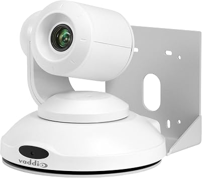 Vaddio EasyIP 10 PoE Powered and 1080p/60 Full PTZ Camera, White