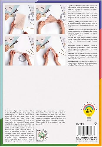 Miniatura 2 de folia 11549 Bloque de papel de diseño 12 hojas de papel caliente, DIN A4