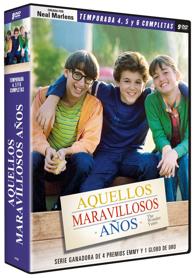 Aquellos Maravillosos Años Temporadas 4, 5 y 6 en pack de 9 DVDs de la serie completa