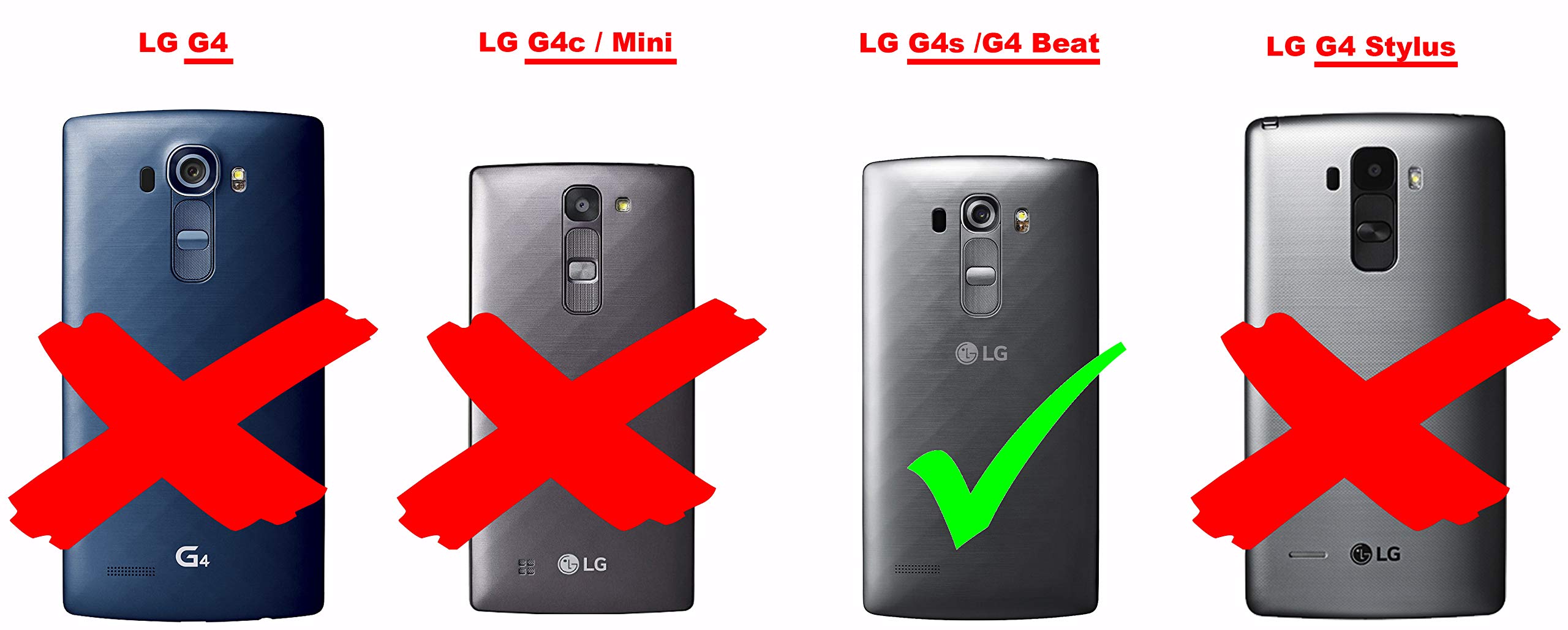 Cadorabo Vetro Temperato 9H Per LG G4c / G4 Mini, Pellicola Protettiva Trasparente Con 3D Touch, Taglio Laser - 4