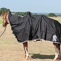 Vista 2 de Classic Equine Funda para Caballo y Sillín Negro