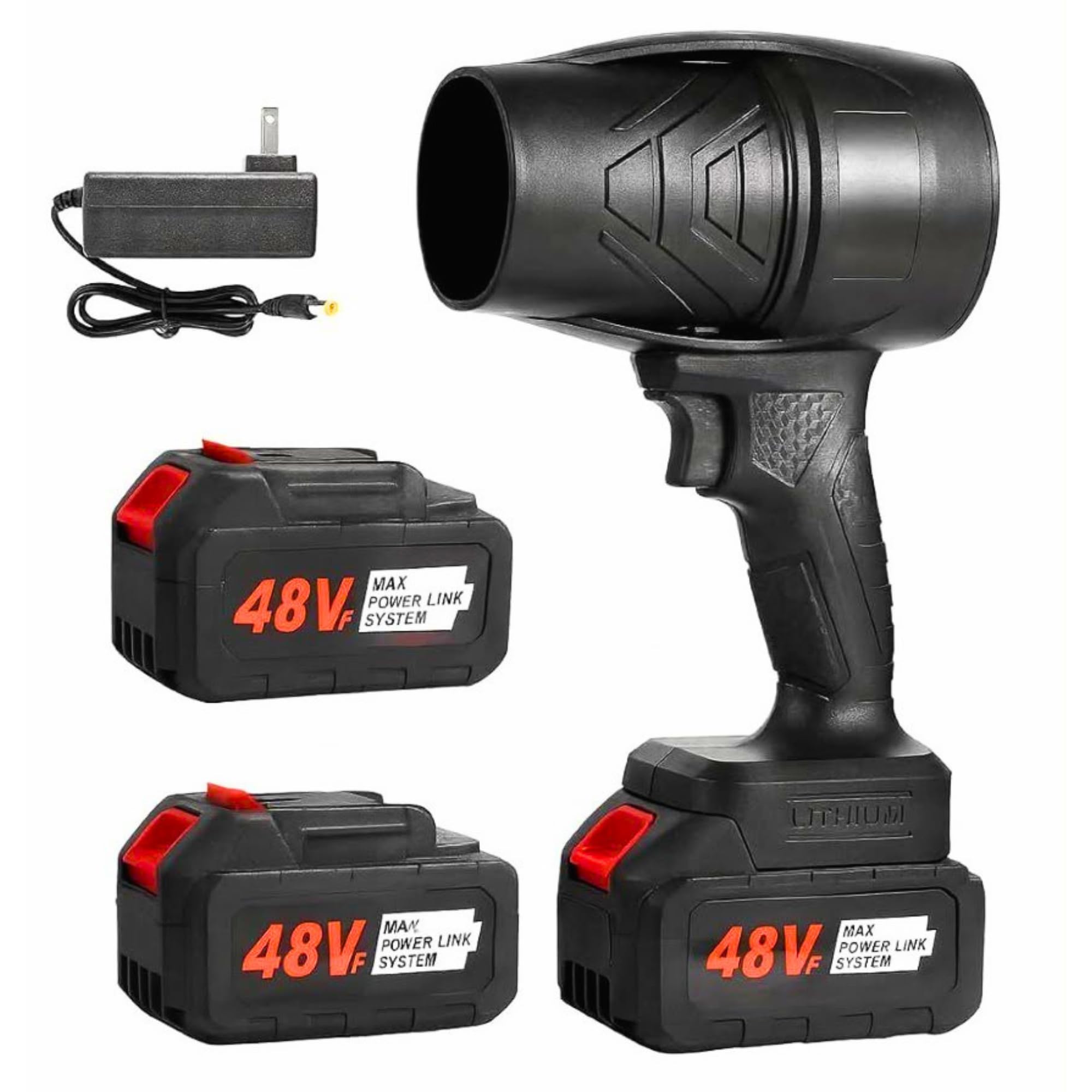Mini Small Handheld Cordless Leaf Blower with 2×4.0Ah Batteries & Charger – Portable Electric Rechargeable Blower, 500,000 RPM Turbo Jet High Power, Lightweight for Yard, Patio & Garage Cleaning-image-22