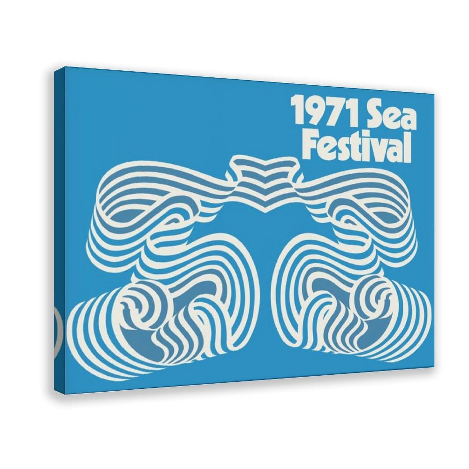 GJtyRFH 1972 SEA FESTIVAL Surf Board Big Sur Venice Beach Boys California Canvas Modern Poster Wall Art Prints Paintings Living Room Bedroom Decor 20" L X 30" W