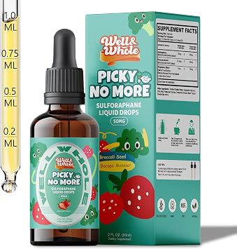 Kids Liquid Greens for Picky Eaters with Broccoli Sprout Sulforaphane