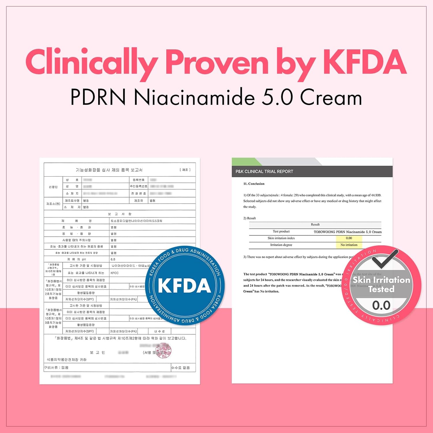 TOSOWOONG PDRN Niacinamide 5.0 Cream, Niacinamide 5% Dark Spot Remover for Face, Hyperpigmentation & Blemish Care, Salmon DNA Hydrating Moisturizer, Korean Skincare, 50ml / 1.69 fl. oz. - Image 5