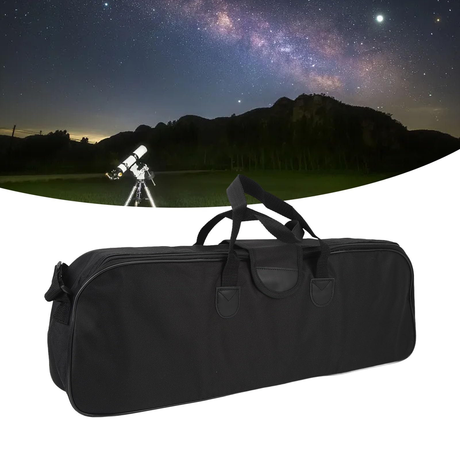 Agatige Bolsa para telescopio, Bolsa de Viaje Grande para trípode para telescopios 70400 70300 Estuche de Transporte Multiusos para telescopio, Montura, trípode y Accesorios