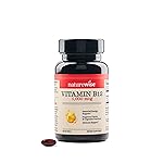 NatureWise Vitamin B12 1000 mcg - Dietary Supplement for Supporting Energy Metabolism, Mental Clarity, Nervous System Health - Easy-to-Swallow, Soy & Gluten-Free, Non-GMO - 60 Softgels[60-Day Supply]