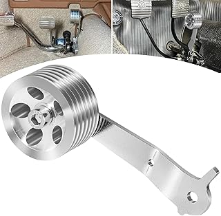 Camoo 8511 Billet Aluminum Roller Gas Pedal for 1949-1977 Stock Volkswagen VW Type 1 Bug and GHIA Pedal Assemblies, Compatible with Dune Buggy