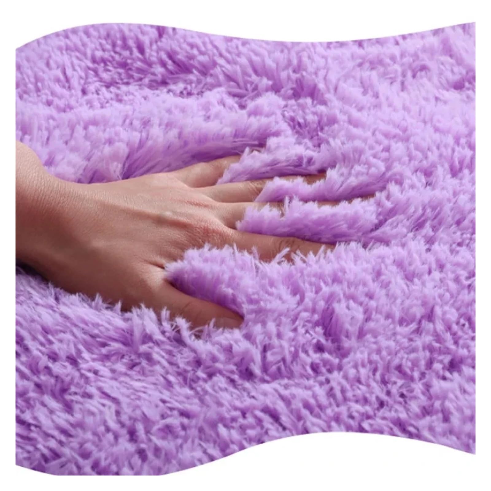 Lot de 3 tapis de salle de bain antidérapants, tapis de bain et housse de siège de toilette, tapis contour de contour de salle de bain, violet doux et absorbant, idéal pour la maison et le spa