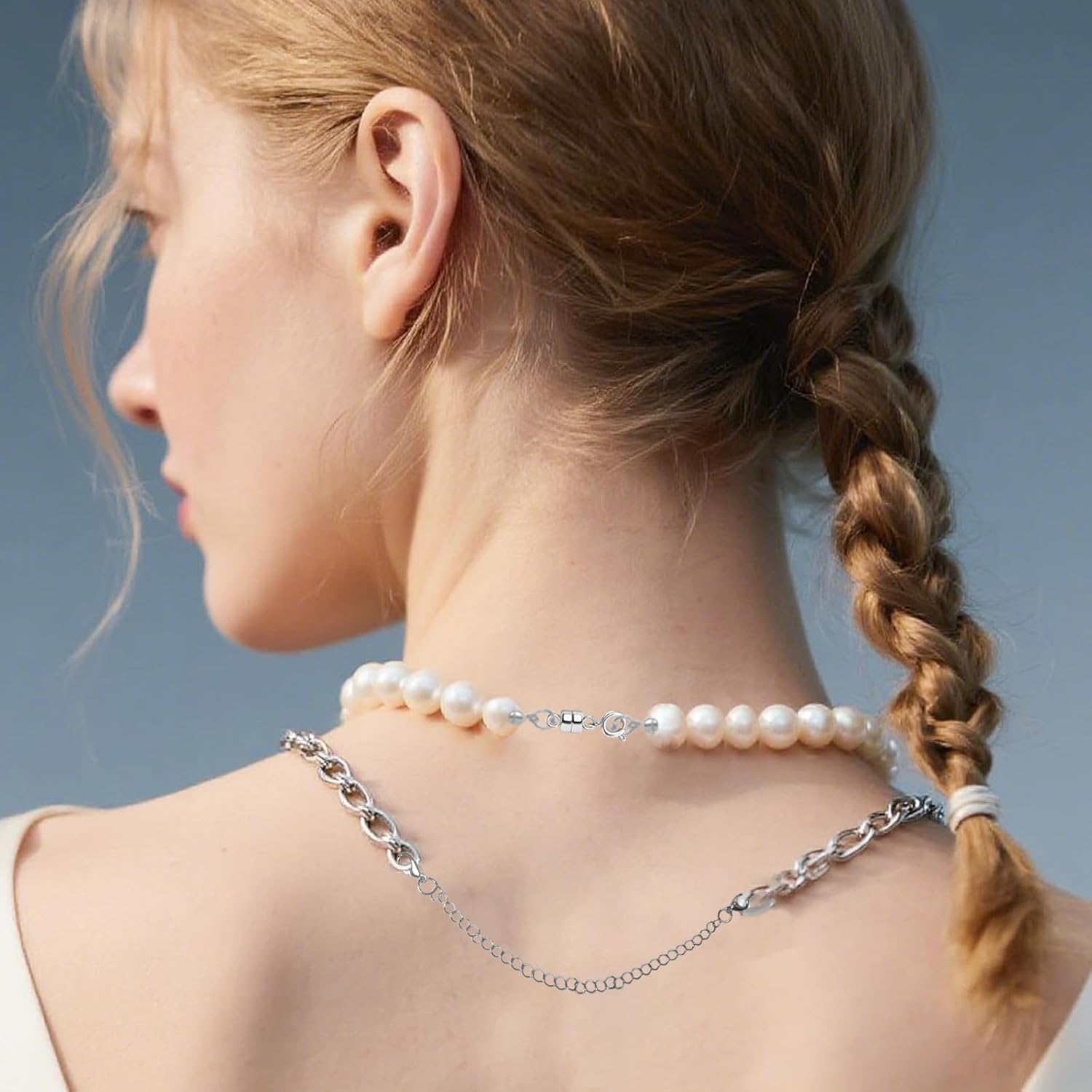 10PCS Necklace Extender and 10PCS Necklace Clasp,Clasps for Bracelet Extenders Gold and Sliver Chain Extension for Jewelry Repair Kit,Necklace Layering Clasp&Chain Extender for Women - Image 3