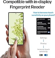 Vista 4 de Power Theory Protector de pantalla para Google Pixel 6 [2 unidades] con kit de fácil instalación [vidrio templado premium para Pixel6]