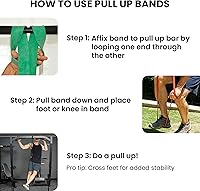 Vista 3 de Rubberbanditz Combo Pull Up Assist Bands Heavy Duty Resistance Exercise Bands for Powerlifting, Mobility, and Stretching Resistance Bands for