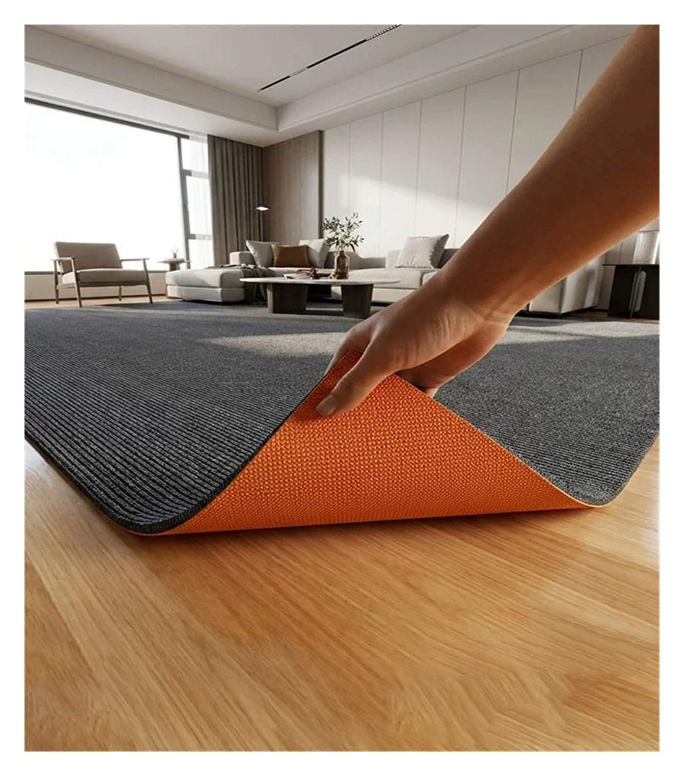 Générique Tapis insonorisant 9mm antidérapant pour Salle de Sport et Salon | Tapis doux en polyester; Épaisseur 9mm; Lavable en machine; Réduit le bruit; Polyvalent(90x100cm/3.0x3.3ft)