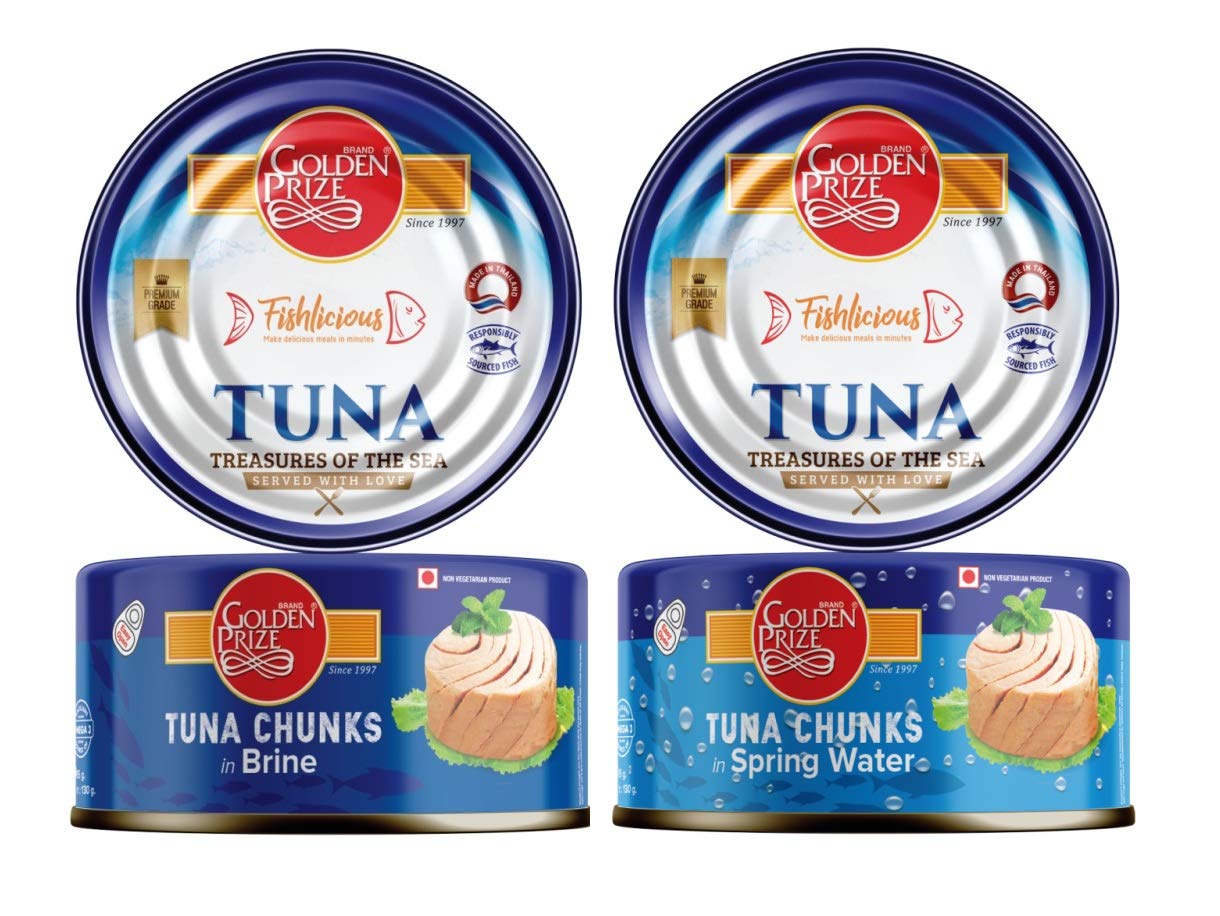 See full amazon price history chart for Golden Prize Combo - 1 x Tuna Chunk in Brine and 1 x Tuna Chunk in Springwater (2 x 185gms Each) Golden Prize Combo - 1 x Tuna Chunk in Brine and 1 x Tuna Chunk in Springwater (2 x 185gms Each) (B07R6DKG2M) Amazon Price History, Amazon Price Tracker
