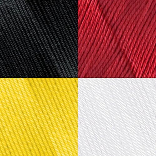 Miniatura 7 de SOWL Hilos acrílicos  Tacto sedoso  Azul marino  Hilo acrílico 100% microfibra 1 madejas de bola de 3.5 onzas 3.53 oz 380 yardas  Hilo de peso para