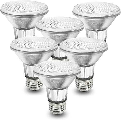 Miniatura 13 de Bombillas Par20, 2 bombillas de 120 V 50 W Par20, base media E26 de larga duración de larga duración reflector de alto rendimiento reflector, luces
